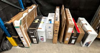 Assorted monitors & TV's sold for parts (All items