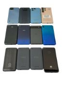 Assorted pre-owned Android smartphones (Google account unlocked, sold as is).