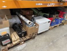 Miscellaneous items to include industrial and auto parts (Note: the dishwasher in the image is damag