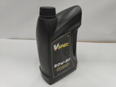 Four as new V Spec 20W-50 Synthetic Oil for V-Twin Motorcycles, 4lt.