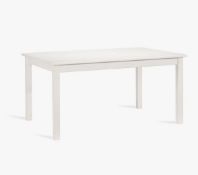 A boxed as new Carolina Large Play Table from Pottery Barn Kids, simply white (stock image).