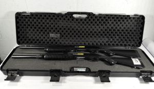 Two pre-owned Simway 3D Hunt simulator pump action shotgun (replicas) with 780/780 nm technology, s