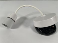 Twenty five boxed as new Volex VX6677 Ceiling Rose & Rose Pendant Lamp Holder, 6