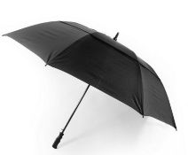 Twenty four as new Drizzles Automatic Golf Umbrellas, black.