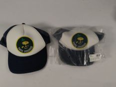 Two Topo Designs Woodstock caps - Trucker French Navy/white, one size.