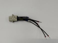 Fifty as new Harting Han Q inserts with cables (A5E47830992).