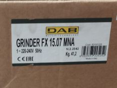 An as new DAB Grinder FX 15.07 MNA submersible pump with shredder, 230V (REF: 60191220).
