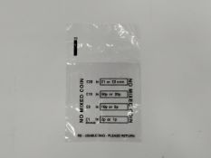 Approximately five thousand plastic coin bags.