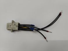 Fifty as new Harting Han Q inserts with cables (A5E47830992) (bag spilt).