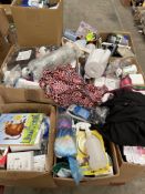Assorted items to include toiletries, household items and stationery.