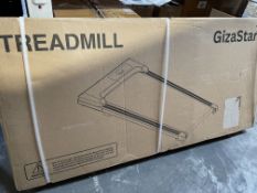 A boxed as new GizaStar Walking Pad (A100-0019-BlackRed).