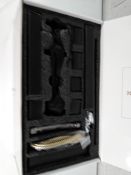 An as new Scudo core wall mount bath shower mixer.