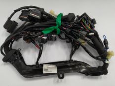 Pre-owned The Triumph T2502261 OEM main wiring harness designed for Triumph Street Scrambler motorcy