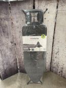 An as new Brabantia Ironing Board C, 124 x 45cm, with solid steam iron rest.