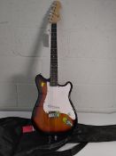 A pre-owned Gear 4 Music vision string electric guitar.