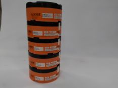 Five as new packs of Globe A-60 ALU plus line zac cutting discs for aluminium. Qty 25 per pack. 115m