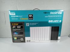 An as new Rointe belize 2 radiator.