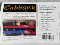An as new Patented Cabbunk Large Twin (CAB2LARGE).