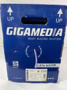 Gigamedia 4-pair CAT6 U/UTP AWG24 LSOH DCA cable, purple, 305m.