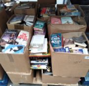 A quantity of assorted books to include fiction/non-fiction and reference (one pallet).