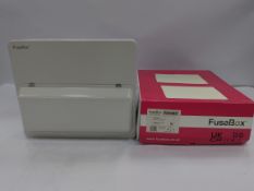 Boxed as new Fusebox F2010MX 100a main switch board inc. tail clamp T2 surge protection device-10 wa
