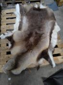 A pre-owned Kero leather reindeer skin from Northern Scandinavia.