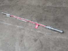 An as new Cerberus 220cm GP weight lifting bar 28mm (20kg).