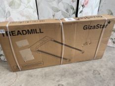 A boxed as new GizaStar Walking Pad (A100-0019-BlackRed).