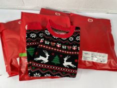 Four as new Joyin J0167-L Family Christmas Sweaters, large.