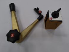 As new Hörger & Gässler 106306 hydraulic magnetic measuring stand, hydraulic stand, operating radius