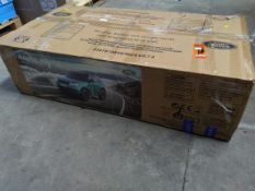 A Landrover DK-RR998 child's electric car boxed.