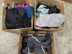 Approximately 80 items of women's pre-owned Lululemon fitness/exercise wear.