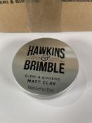 Twenty four Hawkins & Brimble Elemi & Ginseng Matt Clay, 100g.
