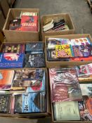 Assorted books - fiction/non-fiction, cooking, children's etc.