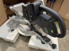 A Pre-Owned Festool Kapex cordless sliding compound mitre saw KSC 60 EB TEC (bare unit only, sold as