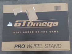 As new GT Omega foldaway pro wheel stand.