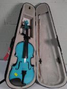 Pre-owned Student 4/4 violin with case and bow.