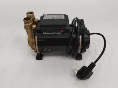 A Salamander Pumps, Regenerative Single Shower Pump (CTFORCE30PS) (replacement plug required).
