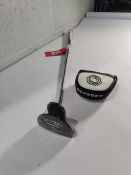 An as new Odyssey AI-One milled 2-ball T Pistol golf putter 33