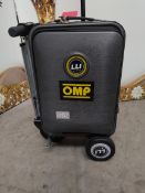 A pre-owned Airwheel SE3S ride on electric suitcase with battery.