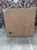 A boxed as new dining chair set in green DCM24 (2 chairs).