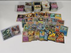 A quantity of assorted Pokemon TCG trading cards.