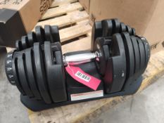 A Braingain adjustable dumbbell 40kg (Single).
