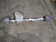 Pre-owned Sparkle Diamond big fire stick and pair of poi bolas. Fire display apparatus no instructio