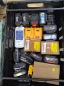 Twenty Pre-owned Power tool batteries to include Makita 18v 5.0Ah, Bosch 18v 4.0Ah.