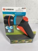 Six boxed as new Gardena Classic Compact Multi-Sprayers 18375-20.