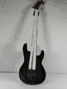 An as new Jackson JS Series Concert 5-Sting Bass Guitar in Transparent Black Burst, with Amaranth Fi