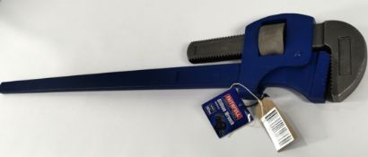 An as new Faithfull Stillson wrench 900mm (36in) 102mm capacity (FAISTIL36).