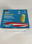 Thirty three boxes of 100 Ideal 30-074 Wire-Nut Wire Connectors, 74B, yellow.