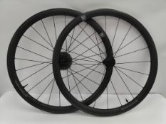 Pre-owned Zed Carbon Bicycle Rims, model unknown (spoke missing/buckled/sold for repairs).